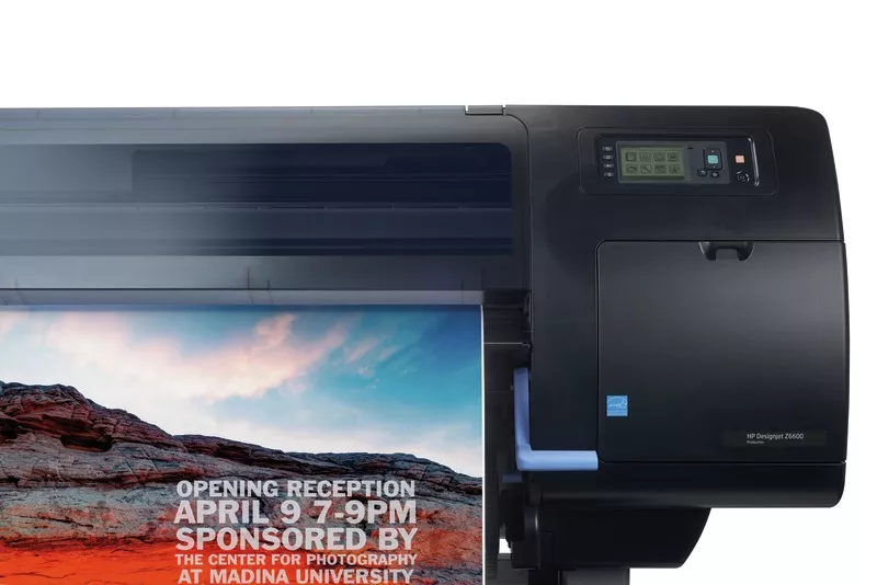 HP Designjet Z6600 Photo Printer close up